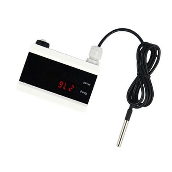 Digital WiFi Temperatursensor med Termometerfunksjon, EU-plugg As Shown