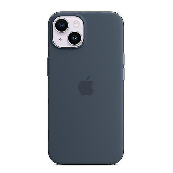 Silikon deksel til iPhone 14-yu Storm Blue