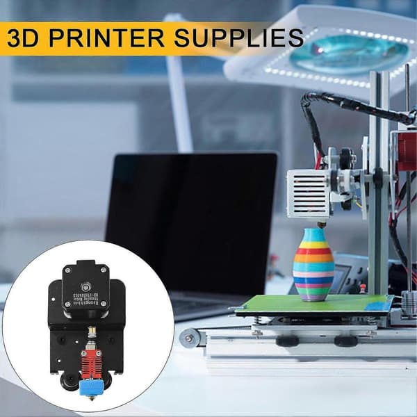 3D Printer Direkte Ekstruder Adapter Støtteplade Simpel Installation Universal Opgradering 3D Printer Dele Black