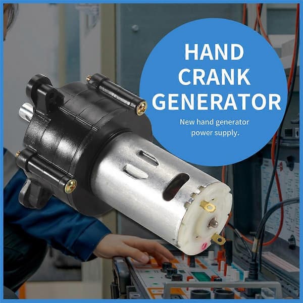 1 stk. Vindmølle Generator Kit Mikro-Hånd Dynamo Generator DC12V