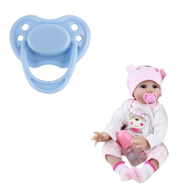 2PC Nyaste Mode Simuleringsdockor Reborn Docka Baby Toy Söt Present Baby Nippel
