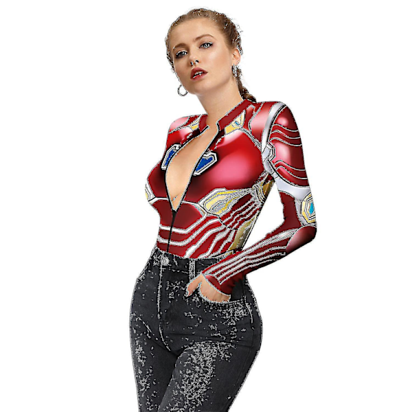 Kvinders Spiderman Skelet Knogleramme Leotard Bodysuit Halloween Party Fancy Dress Cosplay Kostume style3 L