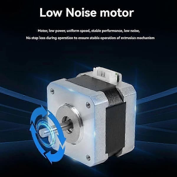 42 Stepper Motor 34MM Hus - Stepper Motor med XH-2.54 Kabel