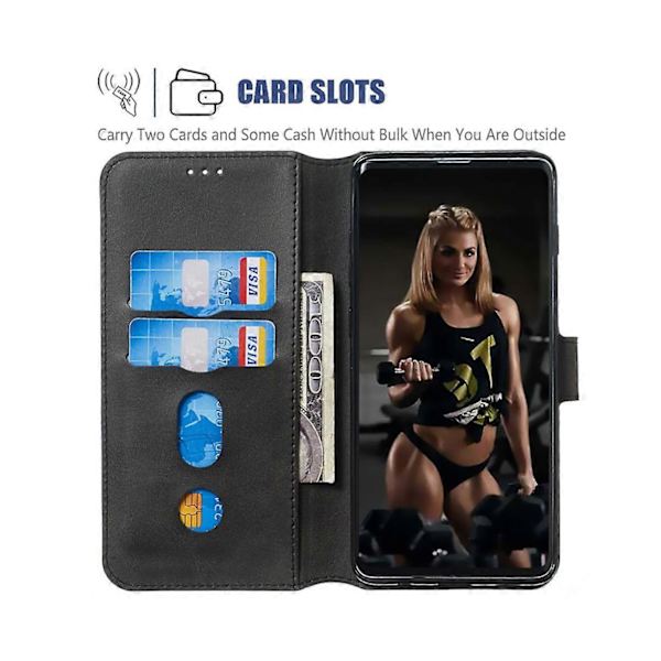 2 stk. Samsung Galaxy S8 PU Læder Flip Wallet Etui til Samsung S8