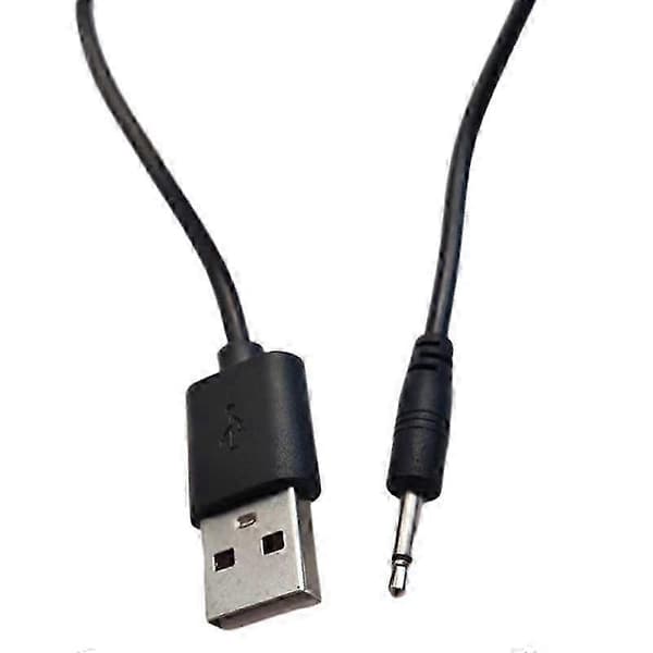 USB til lyd DC 2,5 mm opladerkabel vibrator opladerledning til genopladelig stav