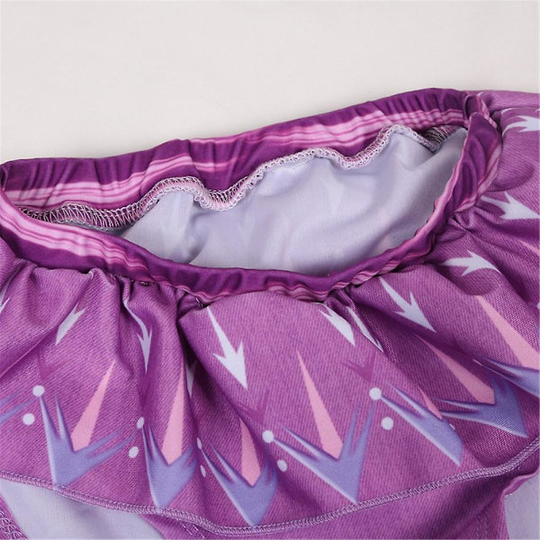 Frozen Elsa Badkläder Barn Flickor Bikini Set Baddräkt 7-8 Years