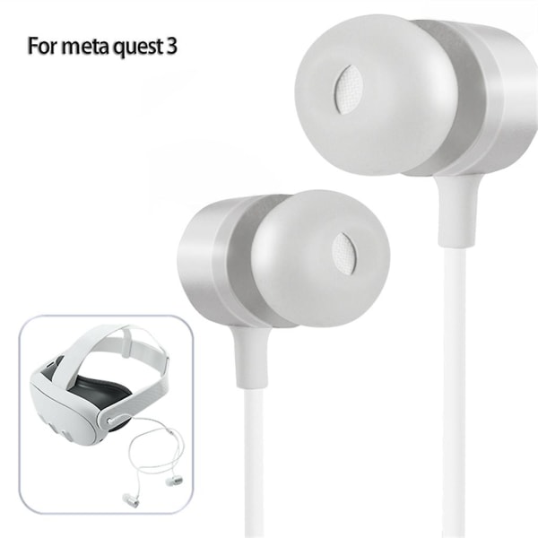 For Meta Quest 3 Vr In-ear Earphones Enjoy Crystal Clear Sound In Virtual Reality