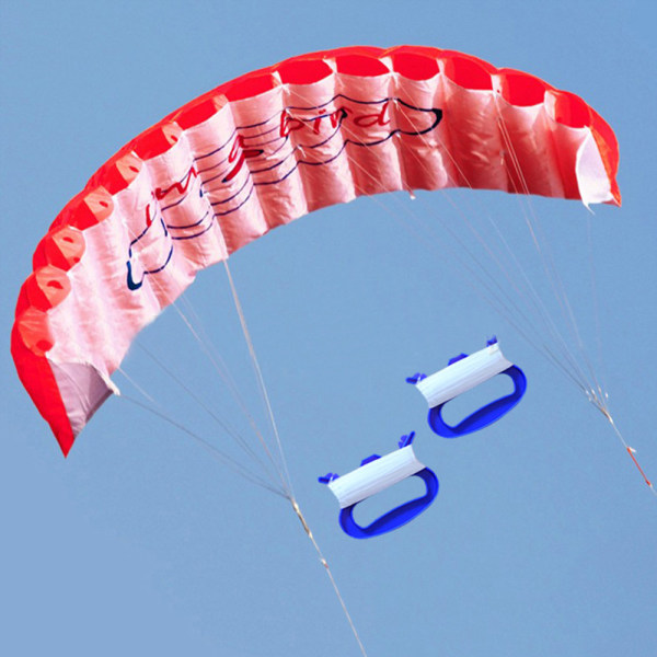 Nye 1,4m Power Kite Outdoor Fun Leker Parafoil Parachute Dual Line Surfing RD