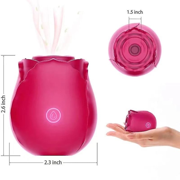 Nytt Rose Toy For Women - Rose Toy For Women Sugande, Rose Massager
