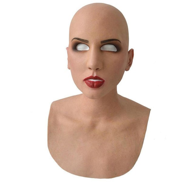 Kvinners Latexmaske for Halloween Latexmaske Cosplay Festrekvisitter Maske