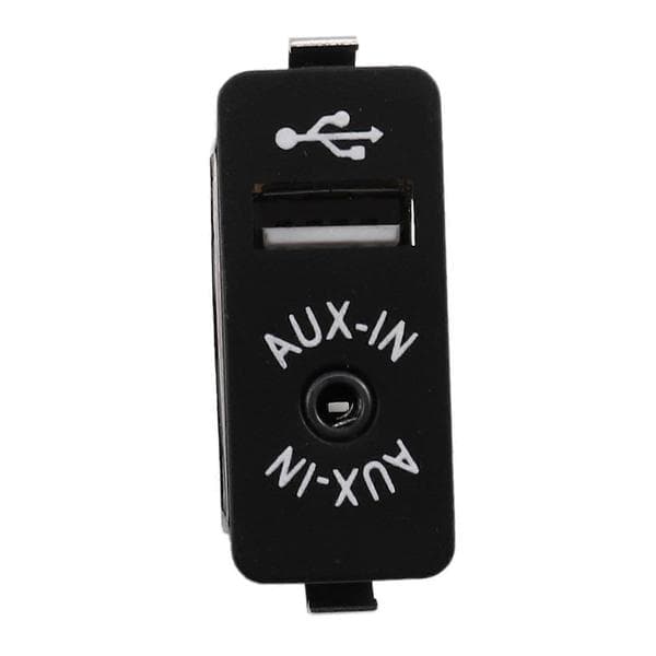 Bil USB AUX In Plugg Auxiliär Ingång Socket Adapter för E81 E87 E90 F10 F12 E70 X4 X5 X6