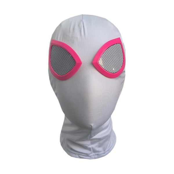 Halloween-fest rekvisita Spider Gwen Stacy Lycra Zentai Cosplay Mask Maskeradkläder Huvudbonad Gåvor F