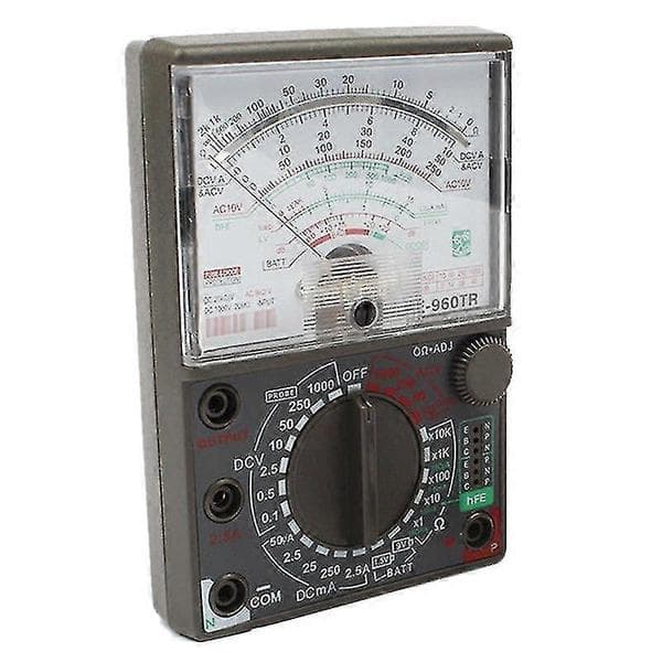 Analog multimeter De-960tr, AC/DC Volt Ohm strömtestning elektrisk multitester svart