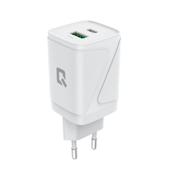 PD 30W GaN Adapter - Dubbel Port - Vit