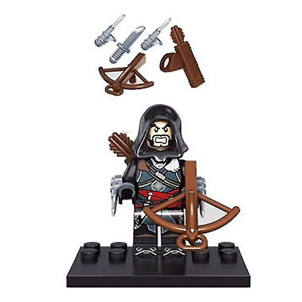 Timubike Minifigures Assassin Creed Series Kenway Firenze Byggeklosser Montert Roterende Leker