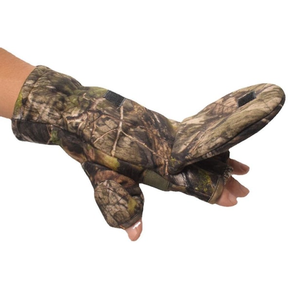 Camouflage handsker halv finger flip sport klatring beskyttende fitness handsker træning taktiske handsker Xl