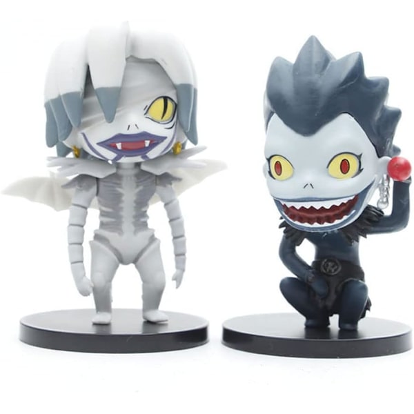 5 stk Death Note-figurer sett 10cm q versjon anime karakter figur modell samleobjekt hjem tilbehør