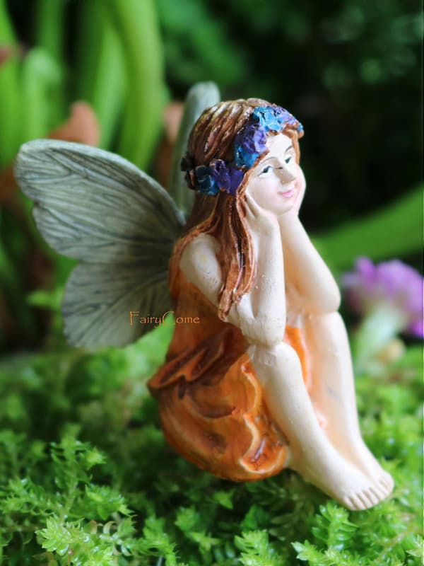6 stk/parti Tinker Bell PVC-figurdukker Hagefeer Figurer Mini Fe-statuefigur