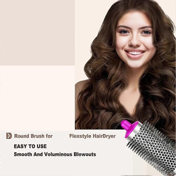 Rundborste för Shark FlexStyle Volumizing Attachment, Rund Volumizing Borste för Shark FlexStyle HD430/435/440'S Series, S