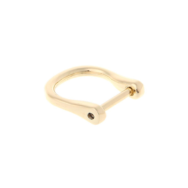 1,8 cm Skrue Dee D-ring Spænde Lås Diy Læder Håndtaske Rem Bælte Bagage Håndværk Gold