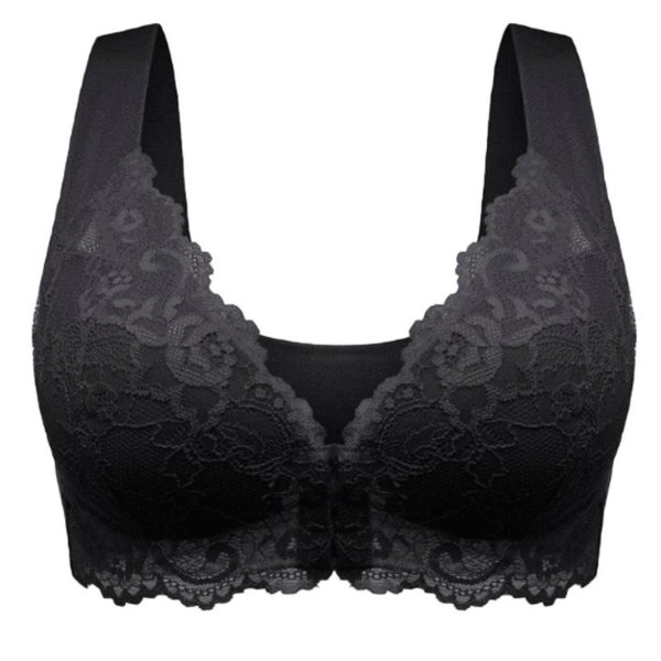 Front lukning BH med Floral Lace Lift Stretch 5d Shaping Sømløs BH Push Up Fuld dækning