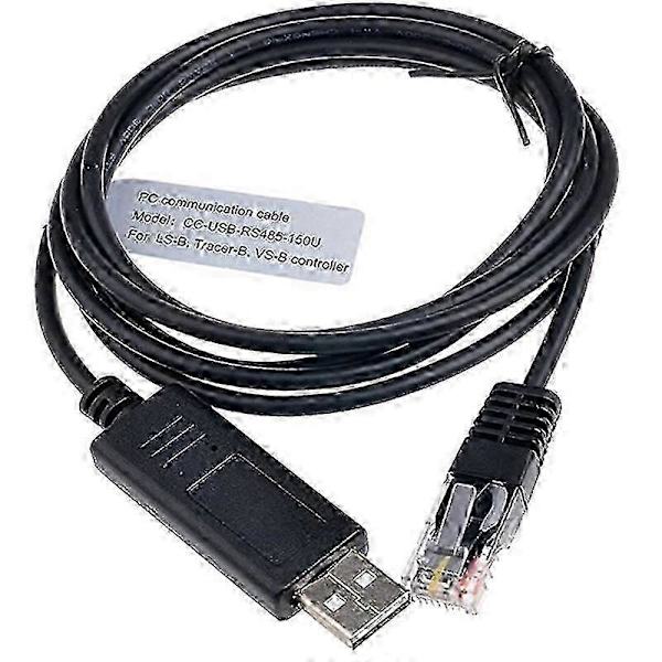 Solar Controller PC Kommunikationskabel CC-USB-RS485-150U USB til PC RS485 til EP Solar Charge Contro Black