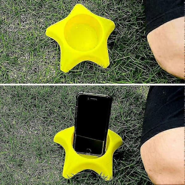 Skridsikker multifunktionel kopholder til strand, picnic og camping Yellow
