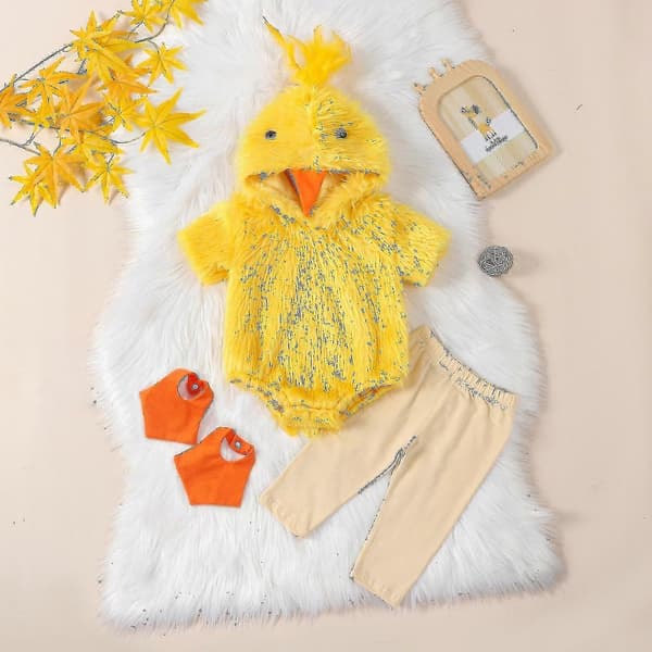 Kyllingekostume til småbørn og børn 70CM