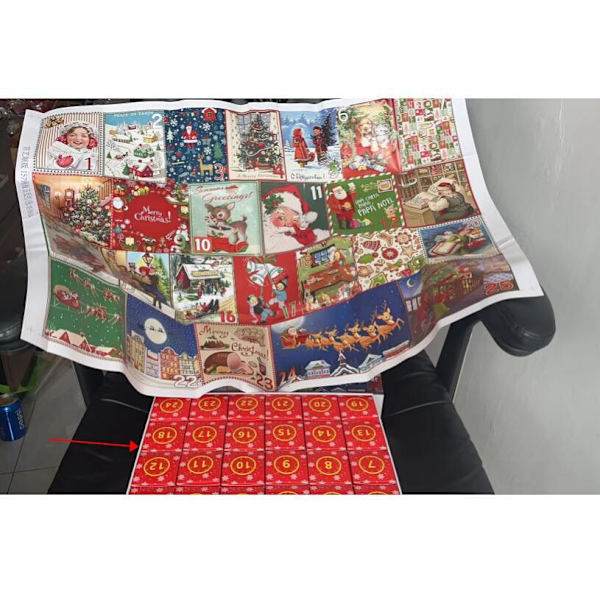 Joulun adventtikalenteri palapeli tee-se-itse lasten lelut joulun lähtölaskenta blind box DIY opetuslelut 1000 kpl