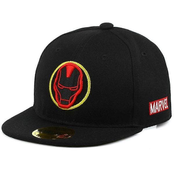Børn Drenge Piger Kasket Snapback Hat Black