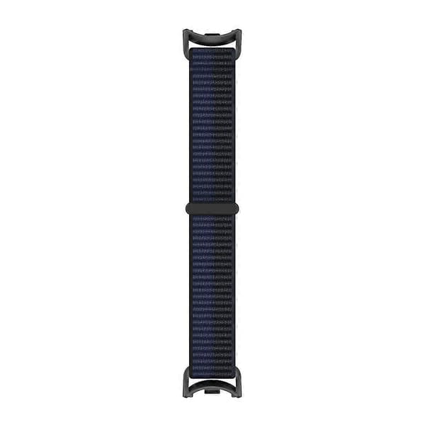 Håndleddsstropp kompatibel med Xiaomi Smart Band 10 / 9 / 8 Magic Tape Nylon Loop Klokkereim DarkBlue