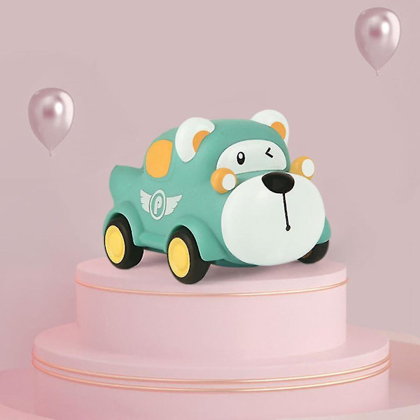 Baby Toddler Leke Push Go Bil Truck Tegneserie Kjøretøy Truck Bjørn