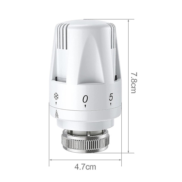 Trv Radiator Termostatisk Hovedvarmelegeme Kontrol Termostat Varmeventil Værktøj [Gratis fragt] 6PCS