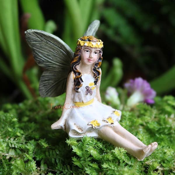 6 stk/parti Tinker Bell PVC-figurdukker Hagefeer Figurer Mini Fe-statuefigur