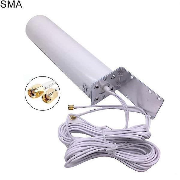 SMA/TS9/CRC9 12dBi ekstern antenne for Huawei E5573 E8372 EC5377 E5375 ruter CRC9
