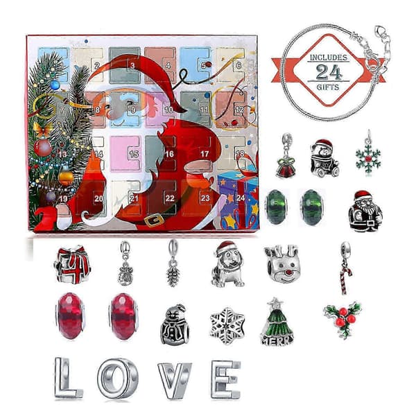 Julekalender Nedtelling Blind Box Armbånd Leke Gave Til Barn Gutter Og Jenter Ny 1