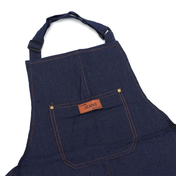 Split Leg Pottery Apron Keramik Skulptur Overall Krukmakare Arbete deep blue