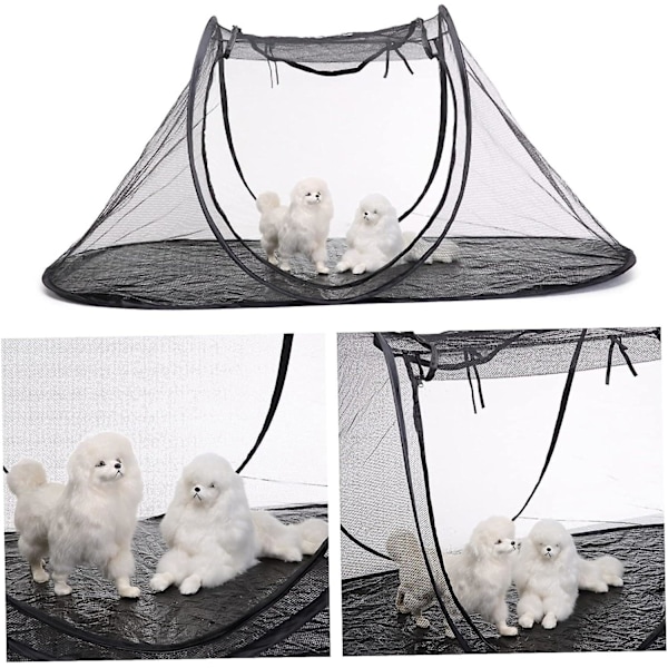Kattält Utomhus Husdjur Camping Tält Inhägnader Bur För Hundar Katter, Andningsbar Mesh Katt Inhägnader För Katter Och Smådjur, Uteplats, Utomhus