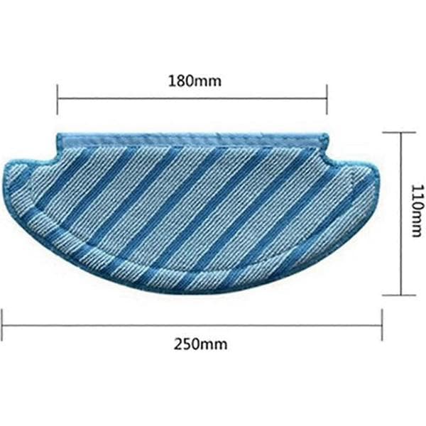 15 stk. rengøringsklud T8 tilbehør - gulvkompatibel til Ecovacs Deebot moppe