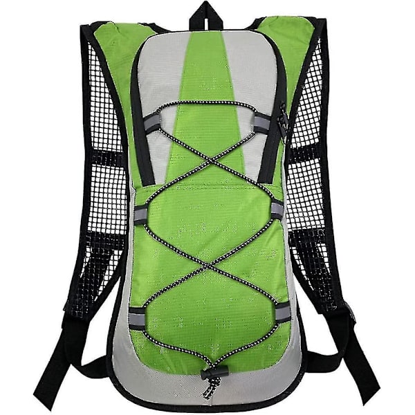 Sykkel Ryggsekk Sports Vann Ryggsekk Vanntett Skulder Bag For Løping Sykling Klatring Trekking Reise (grønn)(1stk)_y