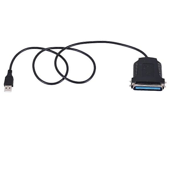 USB till Parallel 36 Pin Centronics Printer Adapter Kabel black