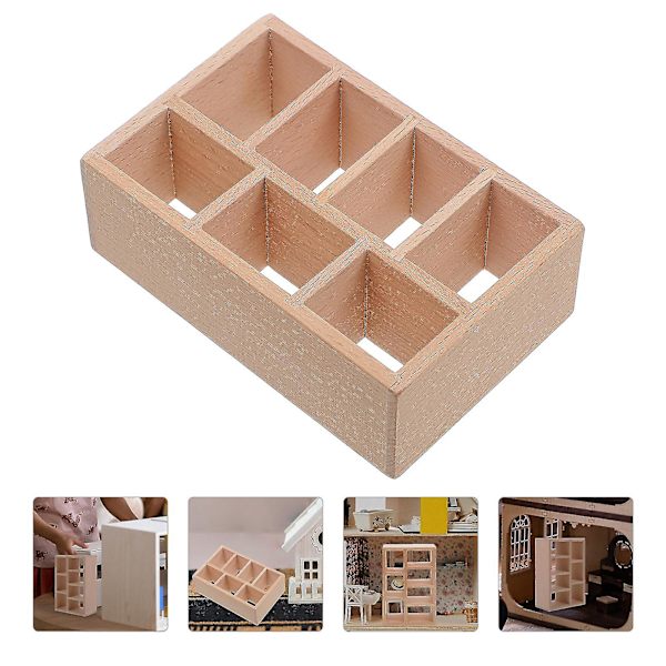 Miniatyrleker for jentebarn, miniatyrleker, miniatørmøblermodell, minibokhylmodell, gave til jentebarn, miniatyrskapmøbler
