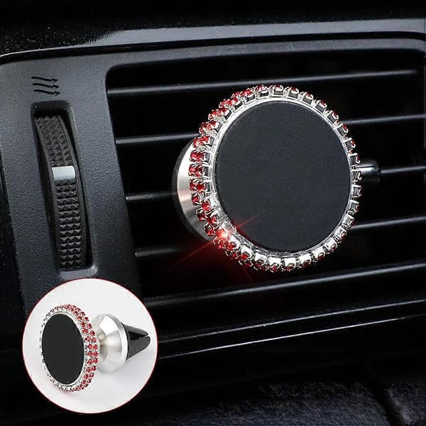Bling Biltelefonhållare Universal Magnetisk Luftventil Biltelefonfäste