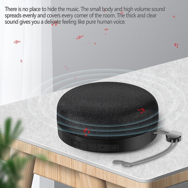 Bluetooth-højttaler, bærbare Bluetooth-højttalere Trådløs Med Bass Hd Stereo Lyd Vandtæt Til Hjem Udendørs Rejser