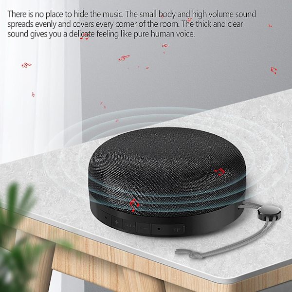 Bluetooth-kaiutin, kannettava langaton Bluetooth-kaiutin basso HD-stereolla, vedenpitävä kotiin, ulkoiluun ja matkustamiseen