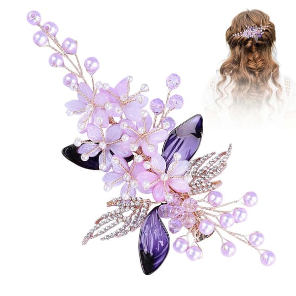 Antikk Stil Håndlaget Hårspenne Håndlaget Elegant Hodeplagg Spenne 1