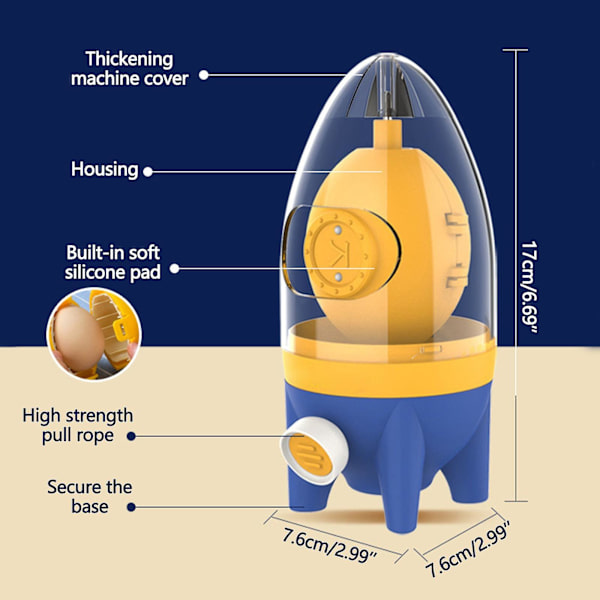Manuell Golden Eggs Puller Scrambler Eggs Pulling Artifact Manuell Gold Shaker Eggs Puller Eggs Mixing Eggs Turner Eggs Homogenizer Eggs Throwing Artifa