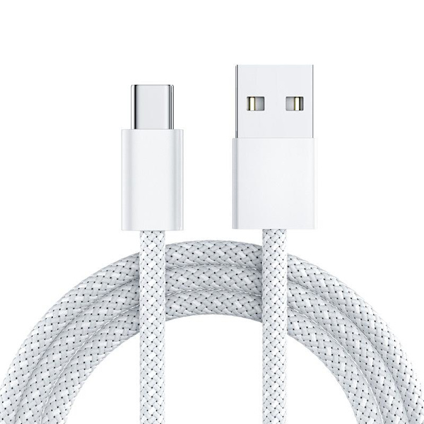 Type-C Braided Data Cable - Suitable for iPhone Samsung Fast Charging USB Charging Cable Purple Purple 1M