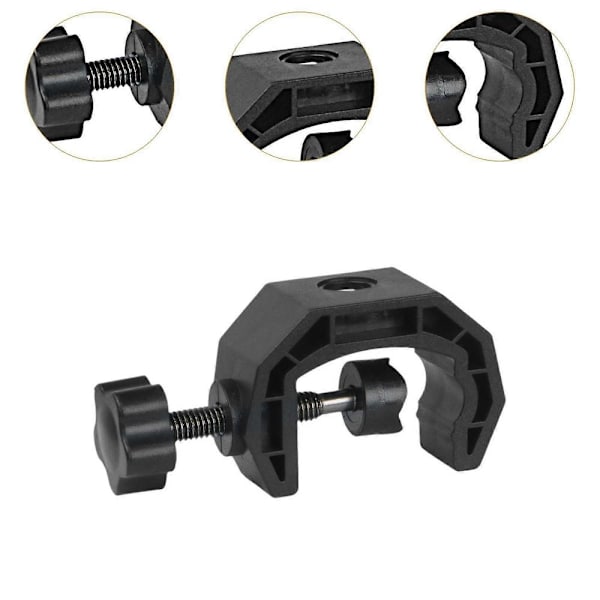 Base Stand Monterings Tilbehør Sort 1/4-tommer Gevind Interface Justerbart Arbejde Style A