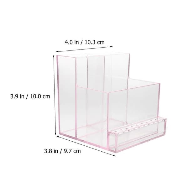Neglelakkmaskinholder 1 stk rosa slipelagringsstativ for oppbevaring